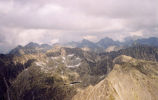 Widok z wierzchoka Krywania (2495 m) w stron Tatr Wysokich