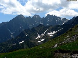 Tatry Wysokie z okolic Przeczy Szalony Przechd w Tatrach Bielskich