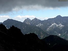 Tatry Wysokie ze szlaku na winic (2301 m)