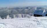 Wielka Racza - widok na schronisko, Tatry i Beskid ywiecki