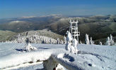 Wielka Racza - Widok na Beskid ywiecki, w tle masyw Pilska