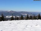 wilin (1072 m) i nienica (1006 m) z Polany Mogielica